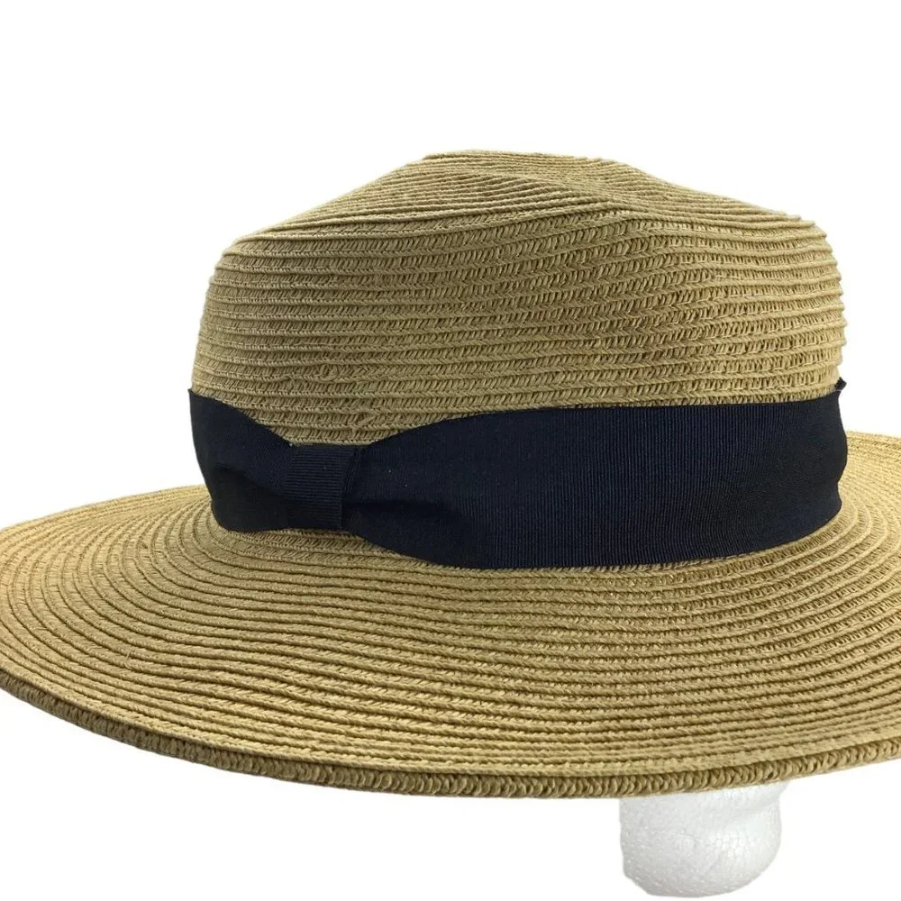 a new day Panama Hat Packable UPF 50+ Adjustable Band Paper Blend NEW Wide‎ Brim